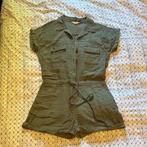 Army Olive Green Romper